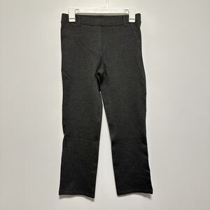 Quince Ultra-Stretch Ponte Straight Leg Pants Charcoal Womens S Ankle Crop